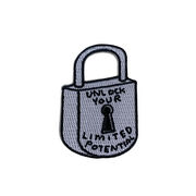 David Shrigley padlock patch